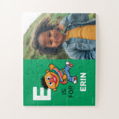 Gepersonaliseerd E is voor Ernie | Foto Legpuzzel (Verticaal)