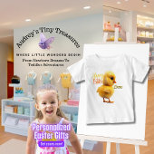 Gepersonaliseerd Easter Chic Baby T-shirt
