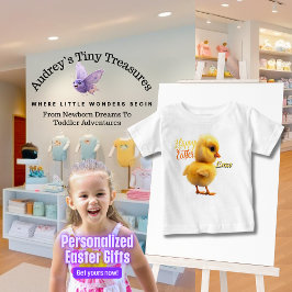 Gepersonaliseerd Easter Chic Baby T-shirt