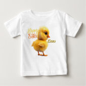 Gepersonaliseerd Easter Chic Baby T-shirt (Voorkant)