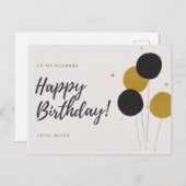 Gepersonaliseerd - Echtgendag Briefkaart (Voorkant / Achterkant)