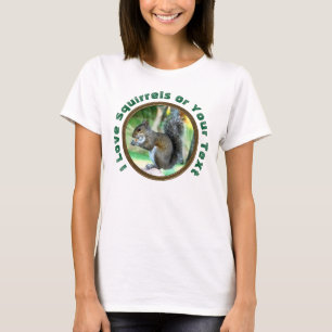 Gepersonaliseerd, Eekhoorn T Shirten Vrouwen, Mann T-shirt