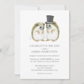 Gepersonaliseerd eels - egeleggenbride Groom Cute  Kaart (Voorkant)