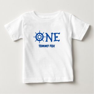 Gepersonaliseerd een 1e Happy Birthday Boat Wheel