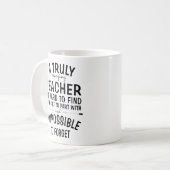 Gepersonaliseerd Een echt geweldige leraar Koffiemok (Voorkant links)