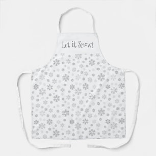 Gepersonaliseerd een minimalistisch spaarzilver-sn schort