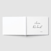 Gepersonaliseerd een modern, minimalistisch bruilo gastenboek (Volledig)