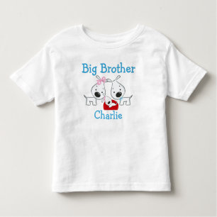 Gepersonaliseerd Een naam toevoegen Dogs Big Broth Kinder Shirts