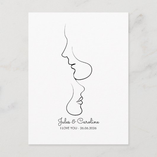 Gepersonaliseerd, één regel, liefde, boho, Arabisc Briefkaart (Voorkant)