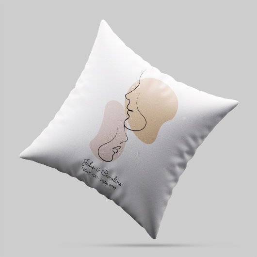 Gepersonaliseerd, één regel, liefde, boho, Arabisc Kussen