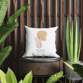 Gepersonaliseerd, één regel, liefde, boho, Arabisc Kussen