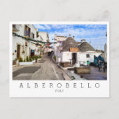 Gepersonaliseerd, een uitzicht van Alberobello, Ap Briefkaart (Voorkant)