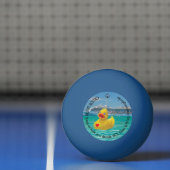 Gepersonaliseerd eend pingpongbal (Net)