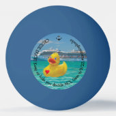 Gepersonaliseerd eend pingpongbal (Voorkant)