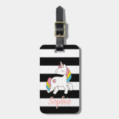 Gepersonaliseerd eenhoorn-bagagelabel bagagelabel (Voorkant verticaal)