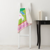 Gepersonaliseerd eenhoornkasteel sherpa deken (In situ)