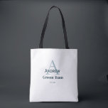 gepersonaliseerd eenvoudig monogram bruidegom team tote bag<br><div class="desc">ontwerp</div>