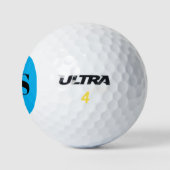 Gepersonaliseerd eenvoudig monogram modern golfballen (Logo)