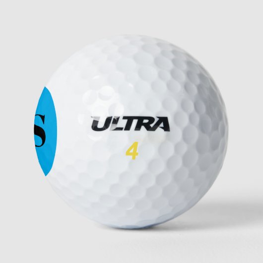 Gepersonaliseerd eenvoudig monogram modern golfballen (Logo)