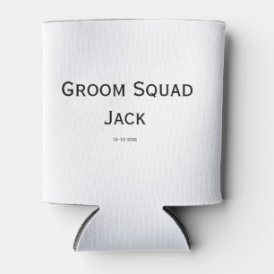 gepersonaliseerd eenvoudig monogram voeg uw naam t blikjeskoeler