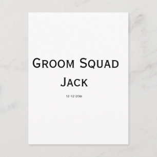 gepersonaliseerd eenvoudig monogram voeg uw naam t briefkaart