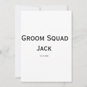 gepersonaliseerd eenvoudig monogram voeg uw naam t feestdagenkaart