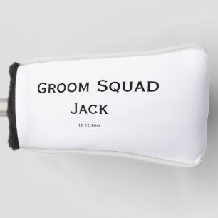 gepersonaliseerd eenvoudig monogram voeg uw naam t golfheadcover