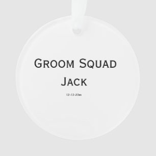 gepersonaliseerd eenvoudig monogram voeg uw naam t ornament