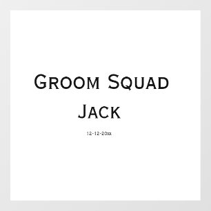 gepersonaliseerd eenvoudig monogram voeg uw naam t raamsticker
