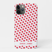 Gepersonaliseerd eenvoudig patroon Rode Kruis Medi Case-Mate iPhone Case (Achterkant)