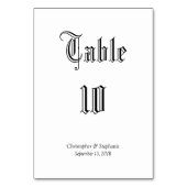 Gepersonaliseerd eenvoudige klassieke krant stijl  kaart (Voorkant)