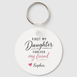 Gepersonaliseerd Eerst Mijn Dochter Voor Altijd Mi Sleutelhanger