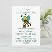 Gepersonaliseerd eerste geboortejaar 1e verjaardag kaart (Staand voorkant)