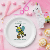 Gepersonaliseerd eerste geboortejaar 1e verjaardag papieren bordje (Feest)