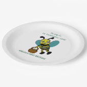 Gepersonaliseerd eerste geboortejaar 1e verjaardag papieren bordje (Gekanteld)