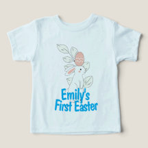 Gepersonaliseerd eerste paashaas Kinder T-shirt