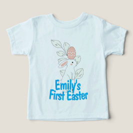 Gepersonaliseerd eerste paashaas Kinder T-shirt