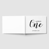 Gepersonaliseerd eerste verjaardag gastenboek (Volledig)