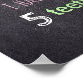 Gepersonaliseerd eerste vogeldagenbord poster (Hoek)