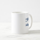 Gepersonaliseerd Egyptisch Oog van Horus Koffiemok (Voorkant rechts)