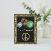 Gepersonaliseerd Eid Mubarak-Briefkaart Briefkaart (Staand voorkant)