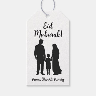 Gepersonaliseerd Eid Mubarak Gift Labels - Familie Cadeaulabel