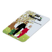 Gepersonaliseerd Eid Mubarak Gratis Palestina Them Magneet (Linkerzijde)