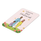 Gepersonaliseerd Eid Mubarak Moslim Familie & Huis Magneet (Linkerzijde)