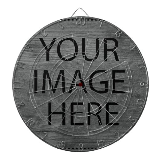 Gepersonaliseerd Eigen Foto & Tekst Aanpassen Dartbord (Voorkant)