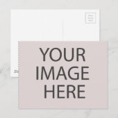 Gepersonaliseerd Eigen Foto & Tekst Briefkaart (Voorkant / Achterkant)