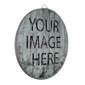 Gepersonaliseerd Eigen Foto & Tekst Dartbord (Voorkant Links)