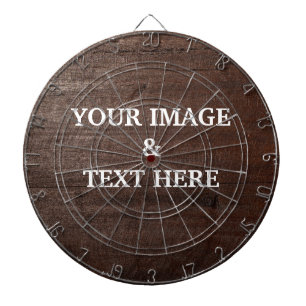 Gepersonaliseerd Eigen Foto & Tekst Dartbord