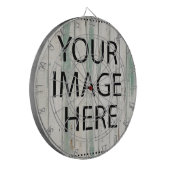 Gepersonaliseerd Eigen Foto & Tekst Dartbord (Voorkant Links)
