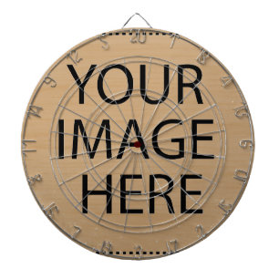 Gepersonaliseerd Eigen Foto & Tekst Dartbord